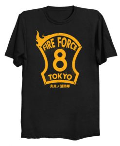 Fire force 8th Company T Shirt KM