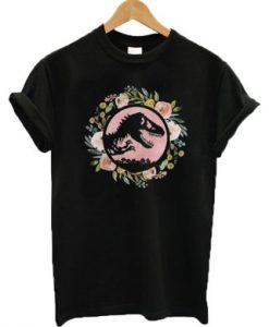 Floral Jurassic Park T Shirt KM