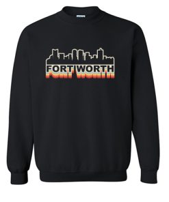 Fort Worth Skyline Vintage Sweatshirt KM