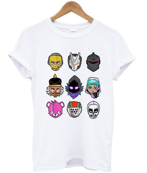 Fortnite Loot Chibi Head Boys T-Shirt KM