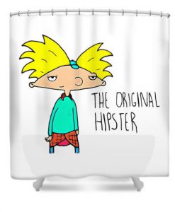 Hey Arnold Shower-Curtain KM