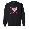 I Love Rock Pink Panther Sweatshirt KM