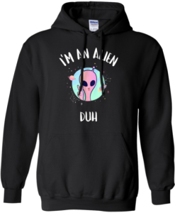 I’m Alien Hoodie KM