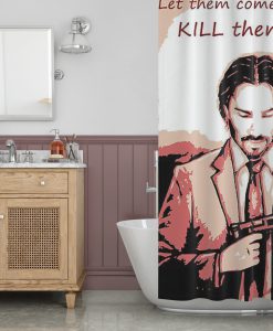 John Quote Shower Curtain KM