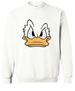 Mad Donald Duck Face Disney Sweatshirt KM