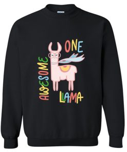 One Awesome Llama Sweatshirt KM