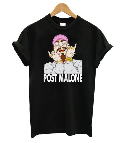 Post Malone Pink Hat T Shirt KM