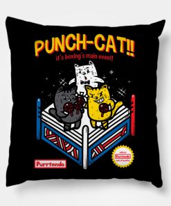 Punch cat Pillow KM