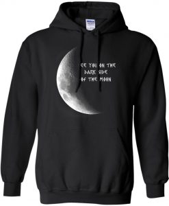 See You On The Dark Side Of The Moon Hippie Black Hoodie KM