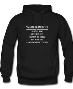 Smartass Daughter Hoodie KM