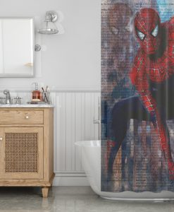 Spiderman Shower Curtain KM