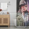 Superhero Captain America Shower Curtain KM