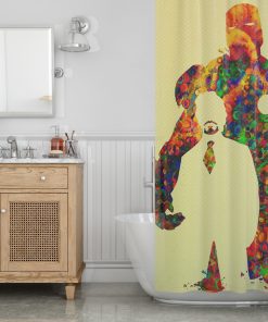 Tony Stark art Shower Curtain KM