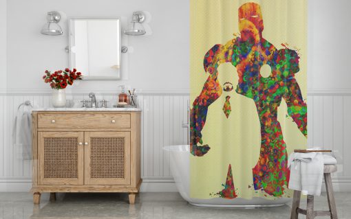 Tony Stark art Shower Curtain KM