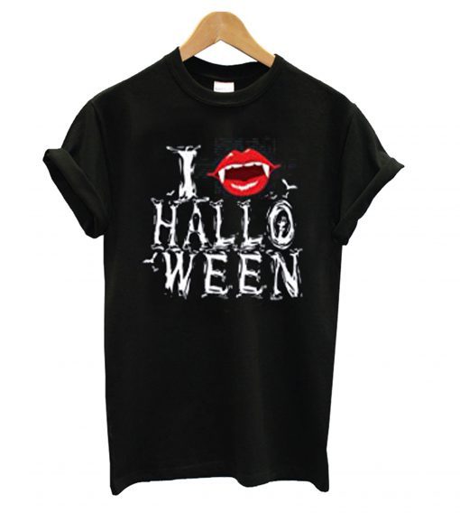 Vampire I Love Halloween Summer T Shirt KM