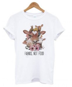 Vegan Friends not Food T Shirt KM