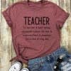 Women Teacher T-Shirt KM