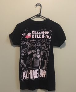 All Time Low Glamour Kills 2009 Tour Shirt KM