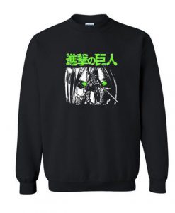 Attack on Titan Green Eyes Sweatshirt KM