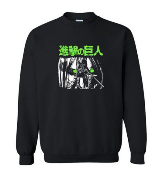 Attack on Titan Green Eyes Sweatshirt KM