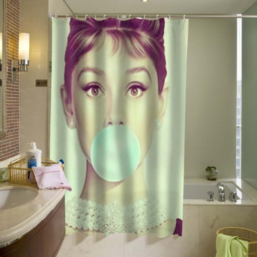 Audrey Hepburn Shower Curtain KM