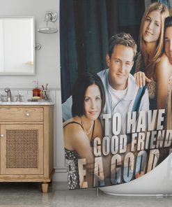 Be a good friend Shower Curtains KM