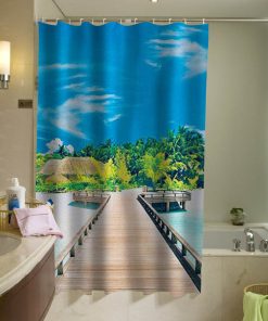 Beach Shower Curtain KM