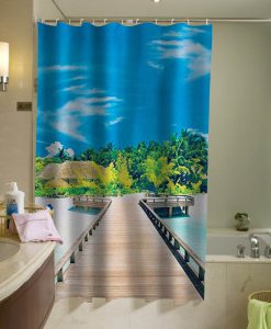 Beach Shower Curtain KM