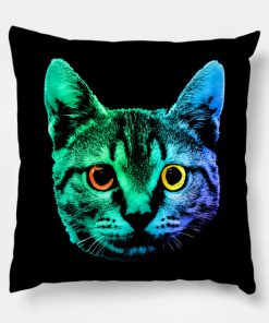 Big Cat Face Pillow KM