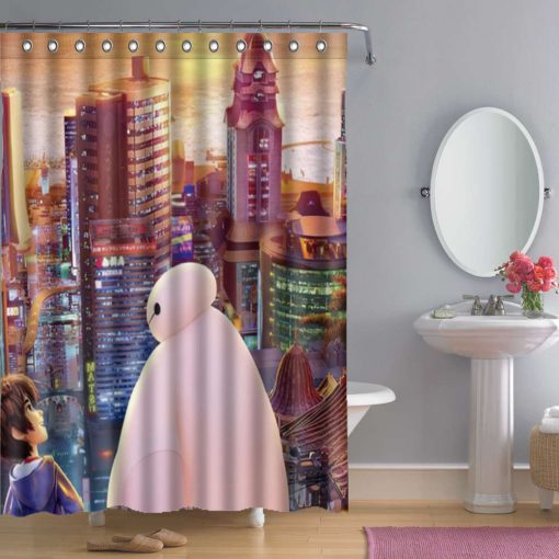 Big Hero 6 Shower Curtain KM