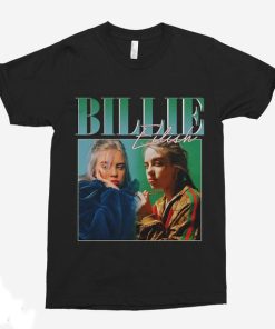 Billie Eilish 90s Vintage Black T-Shirt KM
