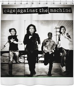 Cage Against The Machine Shower Curtain KM