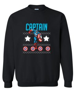 Captain in Christmas Sweatshirt KM