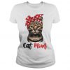 Cat mom bandana T shirt KM