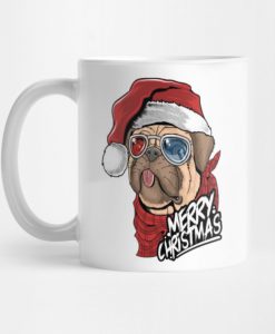 Dog Merry Christmas Mug KM