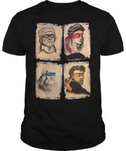 Donatello, Raphael, Leonardo And Michelangelo T-Shirt KM