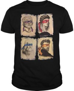 Donatello, Raphael, Leonardo And Michelangelo T-Shirt KM