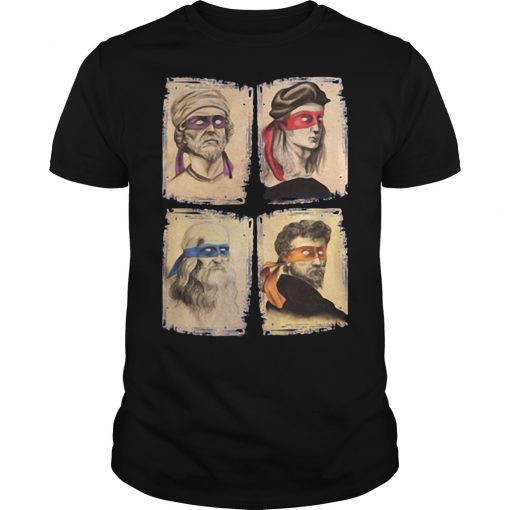 Donatello, Raphael, Leonardo And Michelangelo T-Shirt KM