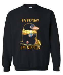 Fantastic Beasts Niffler Everyday I’m Nifflin Sweatshirt KM