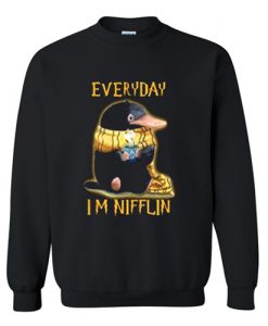 Fantastic Beasts Niffler Everyday I’m Nifflin Sweatshirt KM