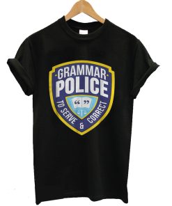 Grammar Police To Serve and Correct funny halloween costume T-Shirt KM