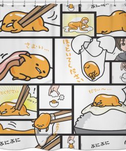 Gudetama Comic Shower Curtain KM
