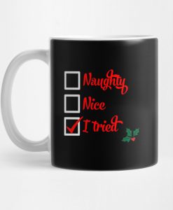 I Tried Christmas Mug KM