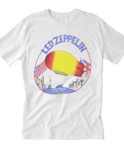 Led Zeppelin Vintage Shirt 1975 North American Tour T Shirt KM