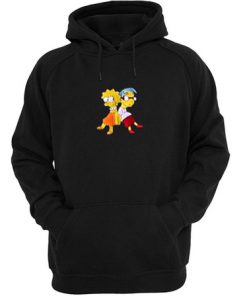 Lisa Simpson And Milhouse Hoodie KM