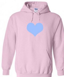 Love Blue With Pink Hoodie KM