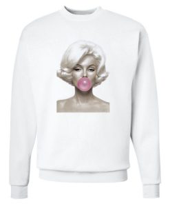 Marilyn Monroe Bubble Gum Sweatshirt KM