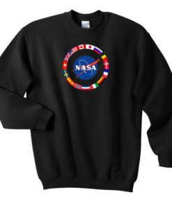 NASA All Country’s Flags Sweatshirt KM