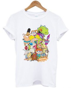 Nickelodeon Ren And Stimpy Rugrats T-Shirt KM