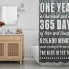 One Year art print Motivation Shower Curtain KM